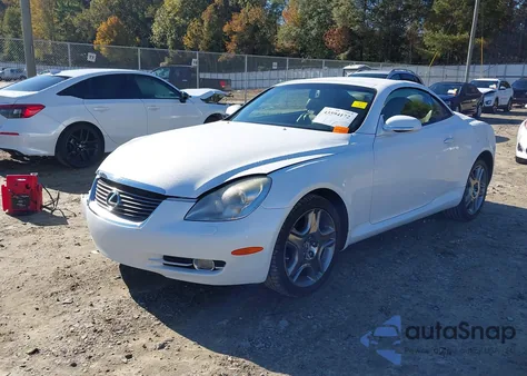 2007 Lexus Sc 430 z USA, uszkodzony, nr VIN JTHFN45Y879014086